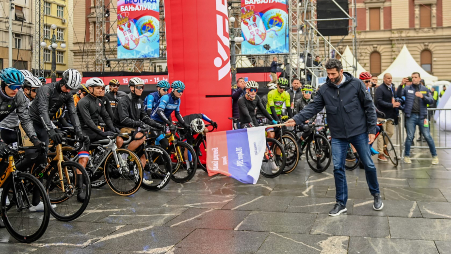 Šapić: Biciklistička trka Beograd–Banjaluka predstavlja simbol spajanja srpskog naroda u Srbiji i Republici Srpskoj (FOTO)