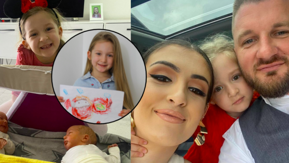 ČUDO BOŽIJE U PETROVOM SELU! DEVOJČICA PREDVIDELA DOLAZAK BLIZANACA Nacrtala majku sa dve bebe u stomaku, dva meseca kasnije sve postalo stvarnost (FOTO)