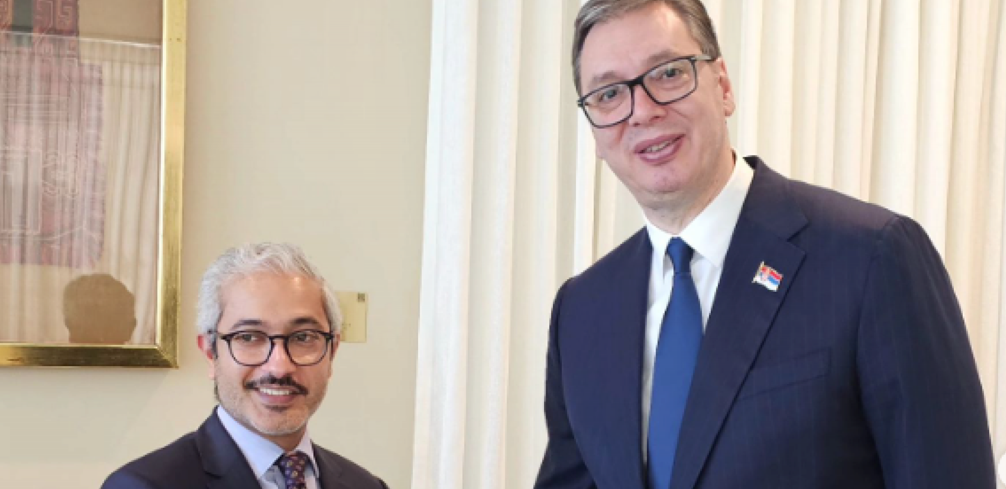 "OTVOREN RAZGOVOR O TEŠKIM IZAZOVIMA KOJI STOJE PRED SRBIJOM" Vučić se sastao sa stalnim predstavnikom UAE pri UN