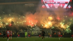 GORI NA JUGU "MARAKANE" "Grobari" bakljadom prekinuli derbi (VIDEO)