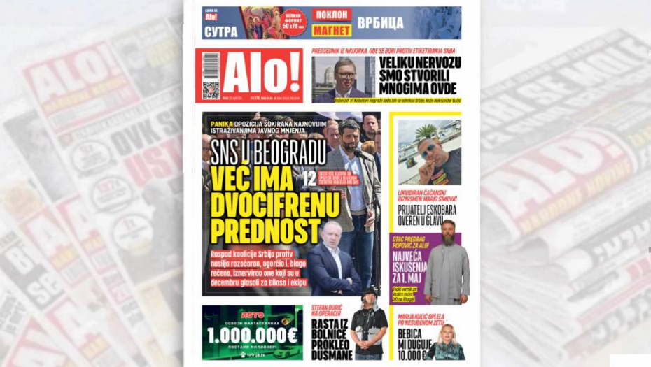 PANIKA Opozicija šokirana zbog najnovijih istraživanja javnog mnjenja