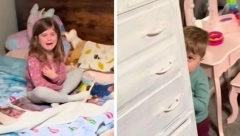 ĆERKA VRIŠTI I PLAČE OD UŽASA Tata je obrijao bradu posle 10 godina, reakcije porodice urnebesne