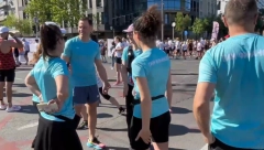 Ministar Mali ispratio "Tim finansija" na polumaratonskoj trci (VIDEO)