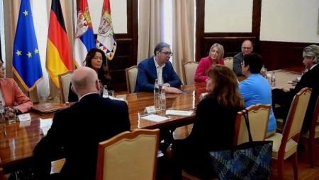 VUČIĆ SE SASTAO SA PATRICIJOM LIPS Otvoreno o svim pitanjima koja trenutno opterećuju inače odlične odnose Srbije i Nemačke!