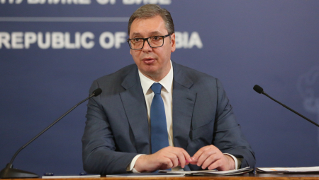 "A ONDA DOLAZE NEMCI, DA SE IGRAMO SA NJIMA" Predsednik Vučić uz "orlove"