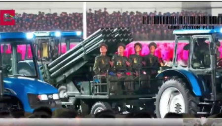 NEVEROVATAN SNIMAK IZ SEVERNE KOREJE! Kim Džong Un sprema TRAKTORE za GERILSKI RAT! (VIDEO)