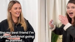 PREDIVAN MOMENAT Snimala je reakciju prijateljice na vest da je trudna, nije ni slutila kakvo je iznenađenje čeka