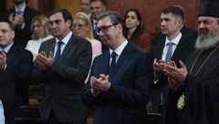 "VAŽNO JE DA IMAMO VLADU KOJA ZASTUPA SRPSKE INTERESE" Vučić prisustvovao polaganju zakletve nove Vlade Republike Srbije