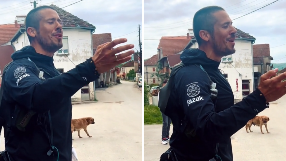 NIKOLA ROKVIĆ ZAUSTAVIO SAOBRAĆAJ U SRPSKOM SELU! Zapevao nasred ulice veliki hit svog oca, narod oduševljen!