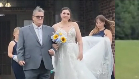 MISLILI SMO DA JE KRAVA Bizarna scena na venčanju (VIDEO)