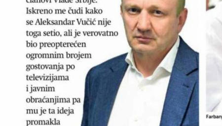 ĐILAS GLAVNA ZVEZDA SARAJEVSKOG LISTA Oberučke dočekali njegov predlog o proterivanju Srba iz BiH