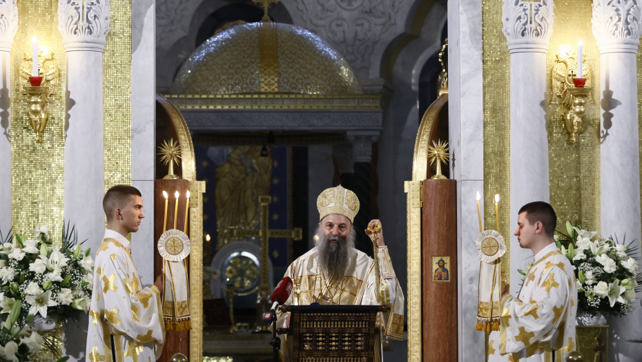 PATRIJARH SRPSKI SA VETERANIMA PAŠTRIKA I KOŠARA "Prožeti verom u vaskrsenje Hristovo mogli su biti hrabri i neustrašivi u borbama"