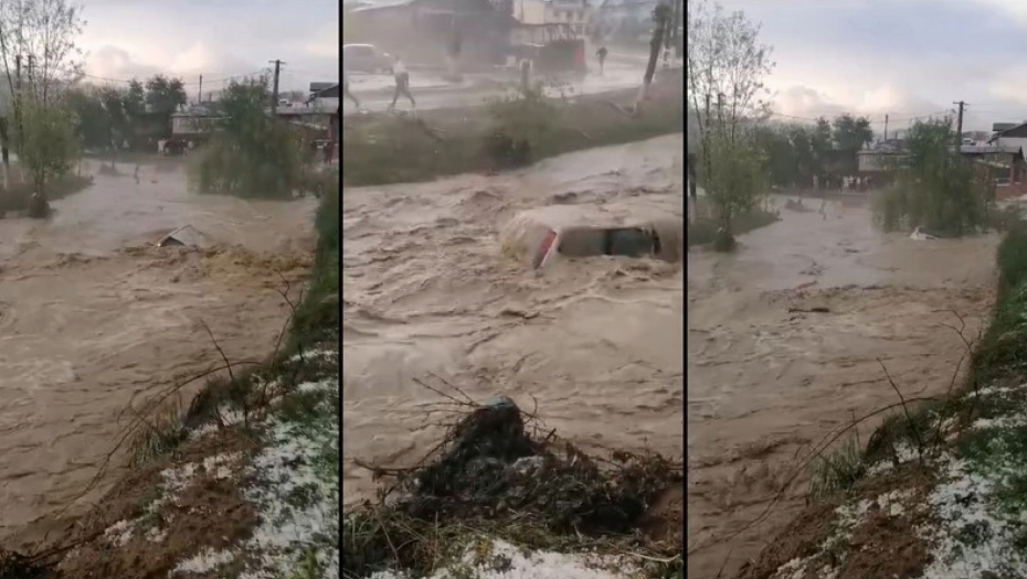 KATASTROFALNE POPLAVE NOSE AUTOMOBILE Kiša napravila HAOS u Rumuniji, na snazi meteoalarm (VIDEO)