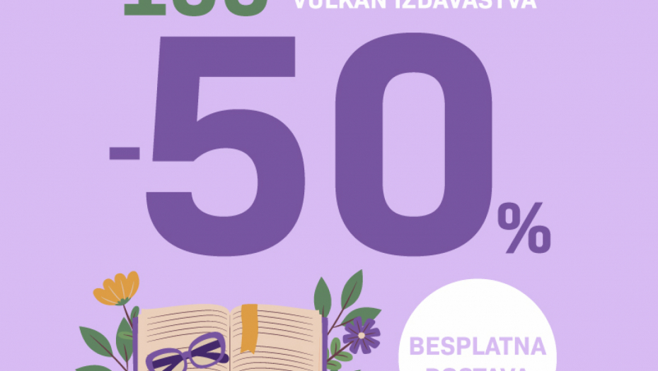 Vulkanovih 100 najčitanijih naslova na popustu od 50%