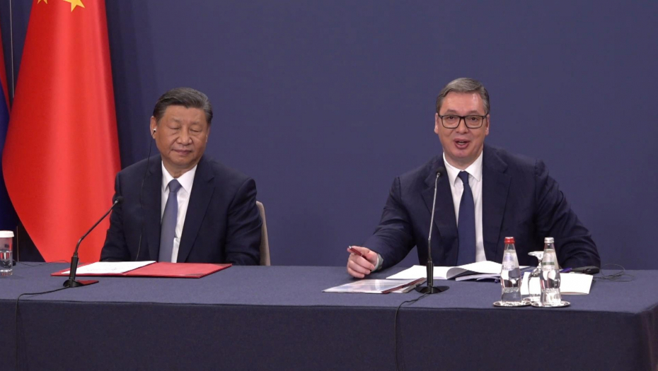 "LETEĆI TAKSIJI STIŽU U SRBIJU, ŽELIMO DA PRAVIMO I VOZOVE" Vučić i Đinping se obratili javnosti posle sastanka u Beogradu (VIDEO)
