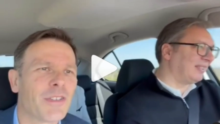"KAD ŽELITE DA USREĆITE PREDSEDNIKA..." Siniša Mali u društvu Vučića na specijalnom zadatku! (VIDEO)