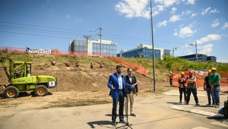 ŠAPIĆ OBIŠAO RADOVE: Podvožnjak u Bulevaru umetnosti korak ka saobraćajnom rasterećenju Novog Beograda (FOTO)
