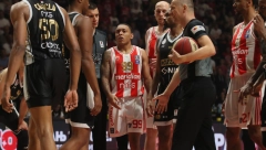 NEPRIJATNO Tri igrača Partizana odbila da se pozdrave sa košarkašima Zvezde (VIDEO)