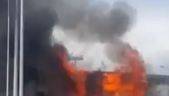 POŽAR GUTA RUSKI AERODROM! Vatrogasne ekipe na terenu! (VIDEO)