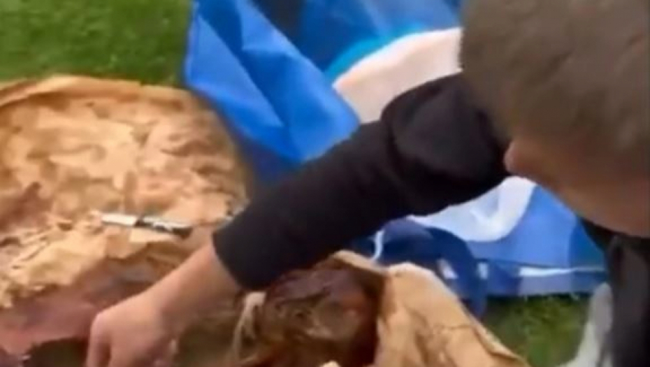 NIŠLIJE GA BACILE NA LIVADU PA POČELE MESO SA KOSTIJU SLASNO DA ČUPAJU! Đaci otišli na ekskurziju pa napravili pravi HAOS! (VIDEO)