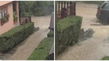 VRANJE POPLAVLJENO, SVE STOJI Kiša je tamo napravila haos (VIDEO)