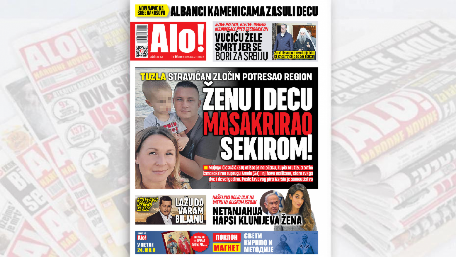STRAVIČAN ZLOČIN POTRESAO CELI REGION Ženu i decu masakrirao sekirom!