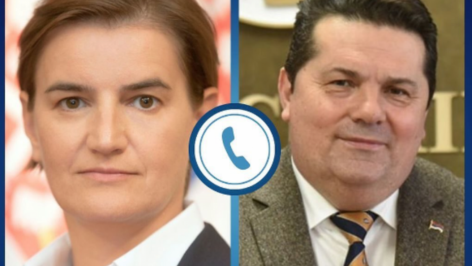 "SRPSKI NAROD JE ZAJEDNO I DRŽAĆE SE ZAJEDNO" Ana Brnabić razgovarala Nenadom Stevandićem (FOTO)