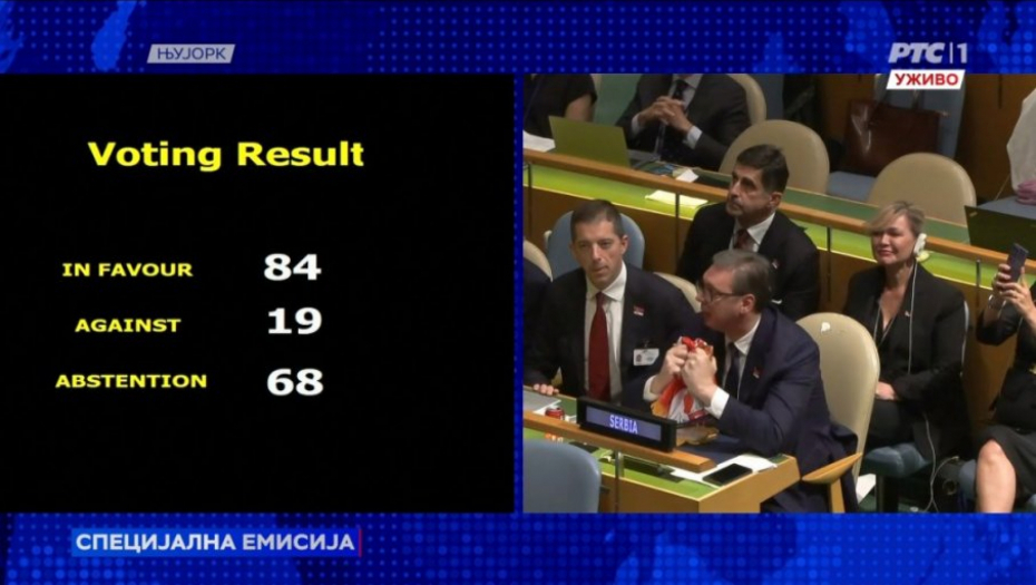 SVE JE JASNO! Pogledajte MAPU zemalja koje su glasale protiv sramne Rezolucije - DOMINIRA crvena boja (FOTO)