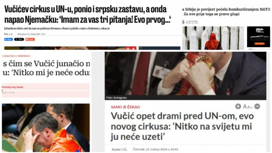 HRVATI OSULI RAFALNU PALJBU PO VUČIĆU I SRBIJI Cirkus, junačenje, Srbi se prave glupi - sve može, samo da je protiv nas!