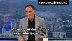 VUČIĆU NI AMERIKA NI ČITAVA EU NISU MOGLI NIŠTA! Hadžifejzović napao tvorce sramne rezolucije: Od 193 zemlje, 109 nije bilo “za”! Kakav vam je to uspeh?! (VIDEO)