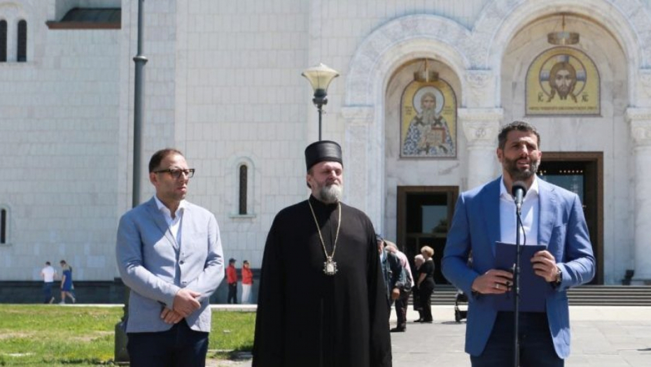PLATO ISPRED HRAMA SVETOG SAVE BIĆE JEDAN OD NAJLEPŠIH NA SVETU! Šapić obišao radove na uređenju ambijenta pored najveće svetinje