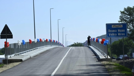 Otvoren most na Velikoj Moravi u selu Vojska, spojio Svilajnac i Jagodinu (FOTO)