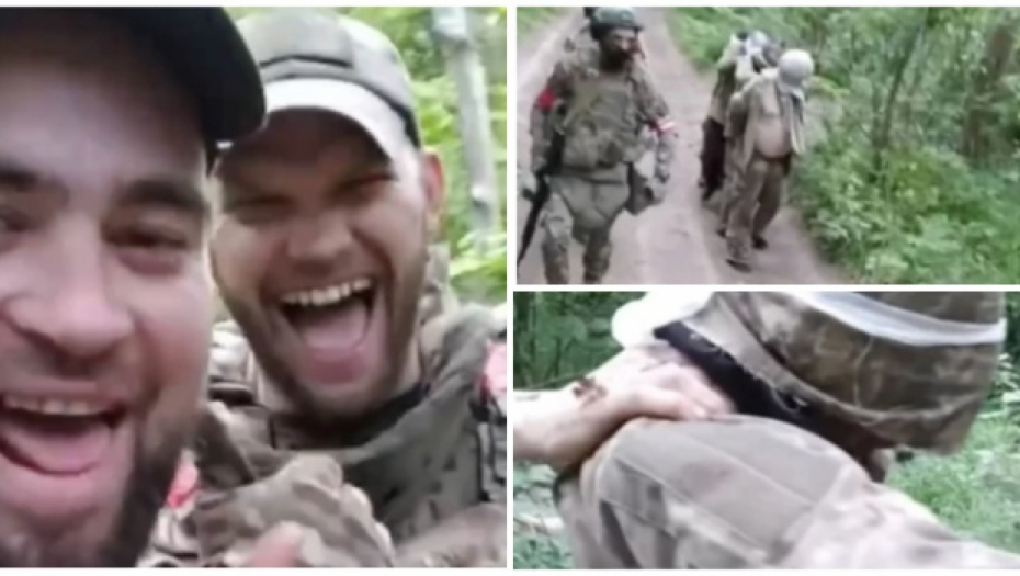 ŠOK SNIMAK UKRAJINSKIH VOJNIKA Vuku ih kao kerove, šutiraju, teraju da pevaju ruske pesme, a onda... "MALO SMO SE ŠALILI"