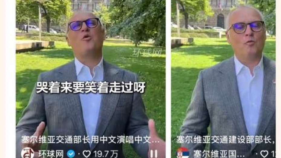 PREKO 63 MILIONA PREGLEDA! Vesićevo pevanje na kineskom postalo viralno u Kini (FOTO)