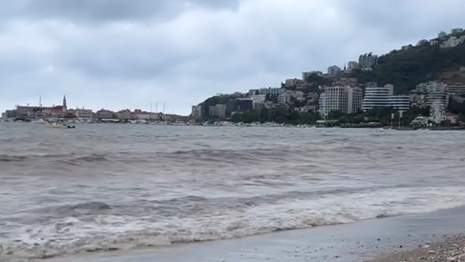 MORE IZBACILO OGROMNU ŽIVOTINJU NA POVRŠINU Tužan prizor na plaži u Budvi (VIDEO)