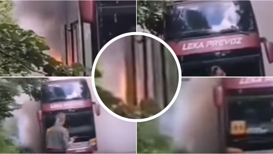 76 OSOBA BILO U AUTOBUSU KADA JE PO POVRATKU SA EKSKURZIJE IZBIO POŽAR Vozilo pregledano, i prošlo preglede pre polaska