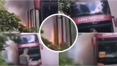 76 OSOBA BILO U AUTOBUSU KADA JE PO POVRATKU SA EKSKURZIJE IZBIO POŽAR Vozilo pregledano, i prošlo preglede pre polaska