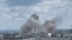 POGLEDAJTE TRENUTAK EKSPLOZIJE RUSKE VOJNE BAZE: Ukrajina koristila rakete proizvedene u SAD (VIDEO)