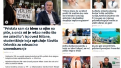 HEJTOVANJE IM IDE SJAJNO, A OD PATRIOTIZMA NI P NEMAJU! Sramota na opozicionom portalu, ne mare za sabor