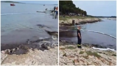 EKOLOŠKA KATASTROFA NA JADRANU Sumnja se da je cisterna izlila naftu kod Hrvatske (FOTO/VIDEO)