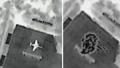 RUSI UNIŠTILI UKRAJINSKE AVIONE Objavljen snimak, moćni Lanset razara sve! (VIDEO)