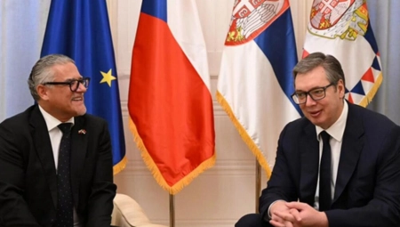 VUČIĆ PRIMIO AMBASADORA ČEŠKE U OPROŠTAJNU POSETU: Zamolio sam ga da prenese moj poziv češkom predsedniku Pavelu da poseti Srbiju