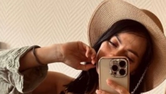 TRUDNA ŽENA DARKA LAZIĆA U KUPAĆEM Kaća se skinula u minijaturan bikini u 6. mesecu trudnoće, pirsing na stomaku sija