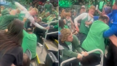 POTPUNO LUDILO Žestoka tuča navijača, u Americi sevale pesnice, žene vrištale... (VIDEO)