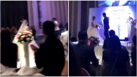MLADOŽENJA PUSTIO EKSPLICITAN SNIMAK MLADE Pukla bruka usred svadbe kada su videli s kim je imala odnose (VIDEO)