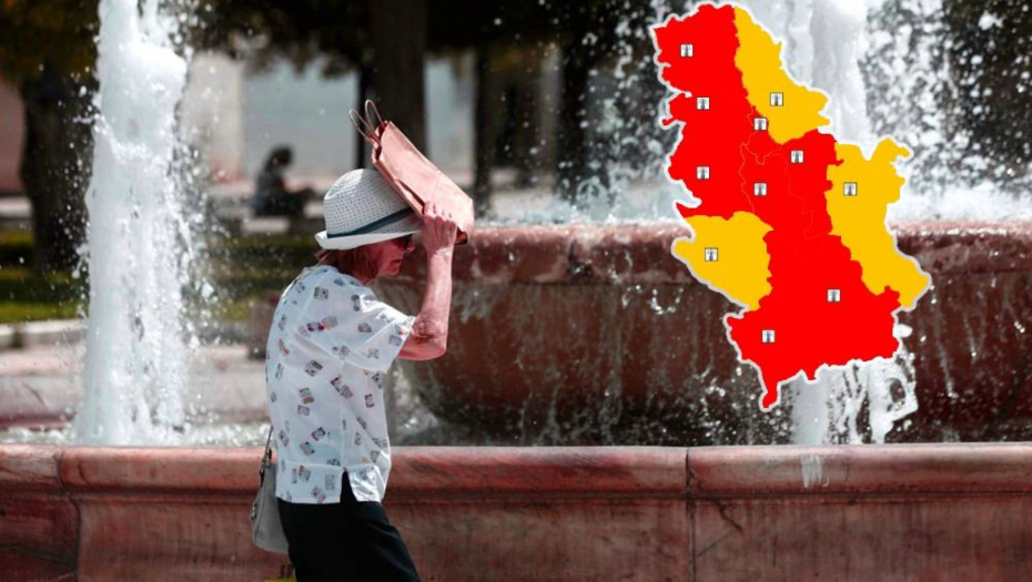 SUTRA 40 STEPENI, UPALJEN CRVENI METEOALARM Naredni dani biće PAKLENI, očekuju se tropske noći