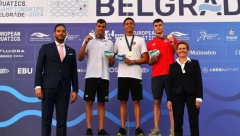 BARNA JE PONOS SRBIJE Našem plivaču Vanja Udovičić uručio medalju