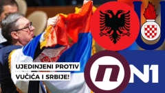 HRVATI, ALBANCI, NOVA S I N1 - BRAĆA ZAUVEK Ujedinjeni u mržnji protiv Vučića i Srbije! (VIDEO)