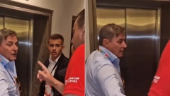 NEPRIJATNA SCENA U HOTELU Navijač uhvatio Piksija za ruku i uperio prst, obezbeđenje se umešalo (VIDEO)