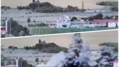 EKSPLOZIJA U RUSIJI:  Snimak napada na rusku vojsku u Belgorodskoj oblasti!